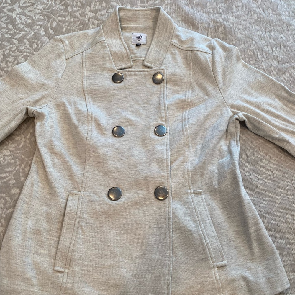 Cabi Women's Cream Double-Breasted Coat
Never worn casual fitted jacket.